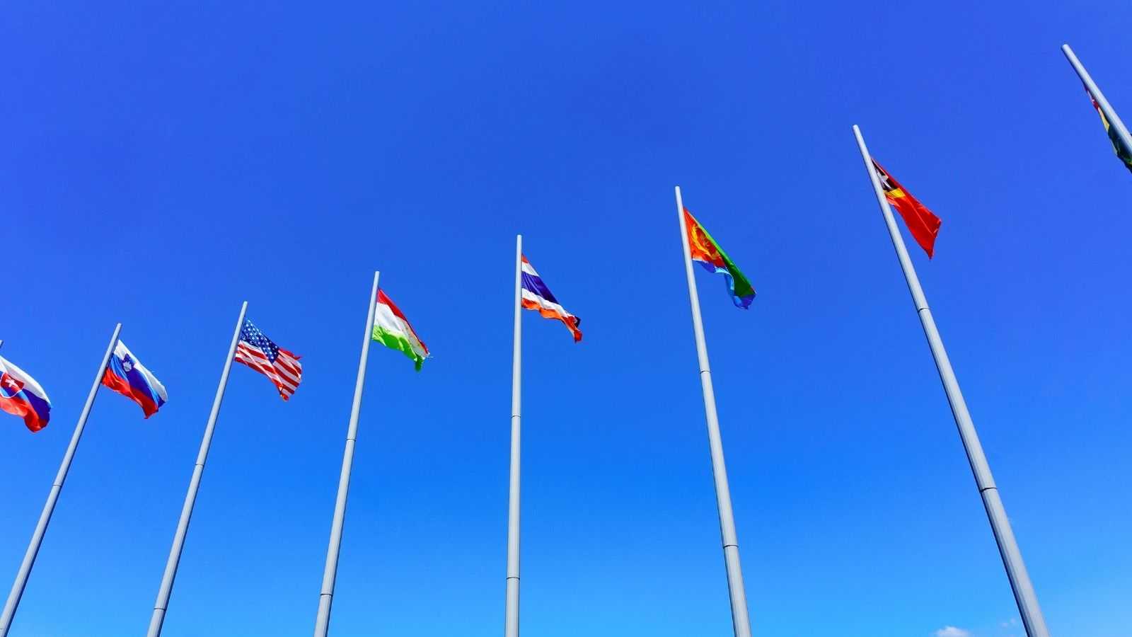 Flags of different countries