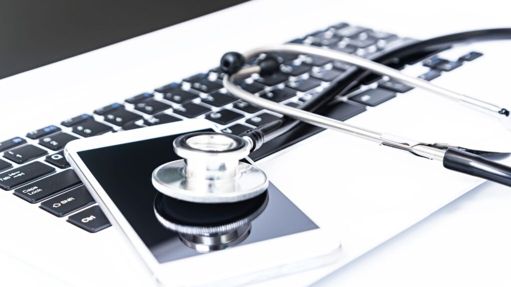 Medical equipment on the desk