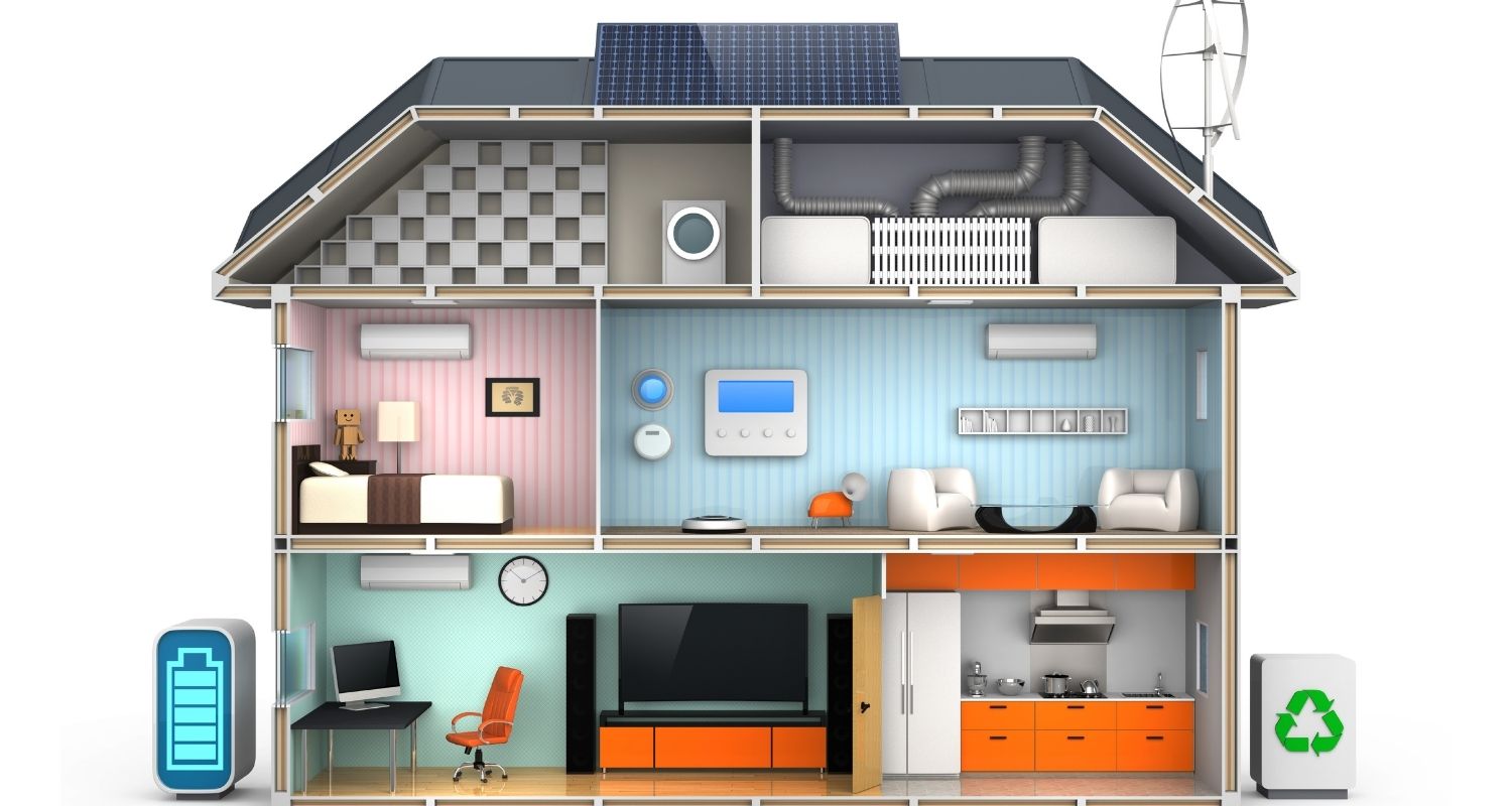 Cross section of a dollhouse