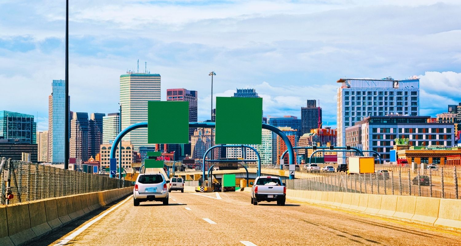 Highway leading to the city