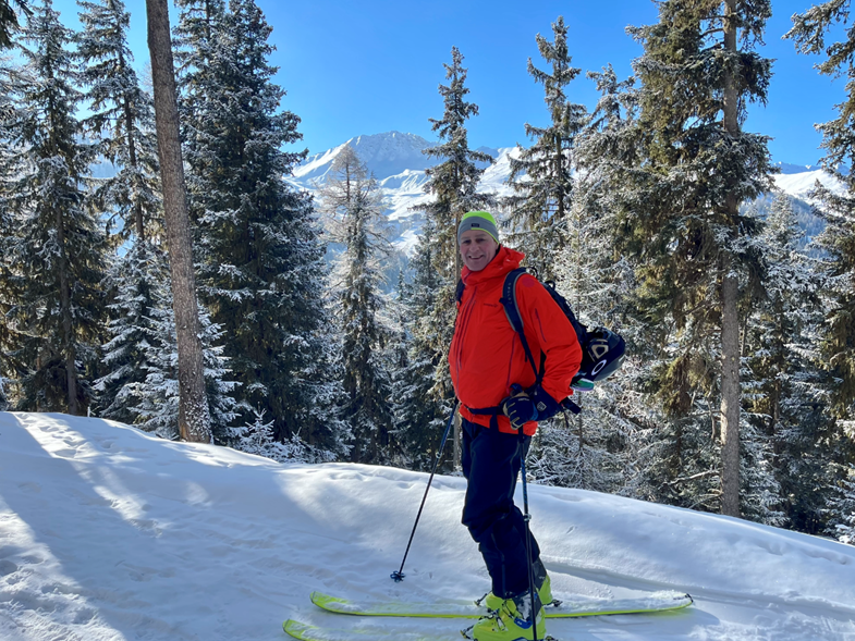 Christian Diebitsch skiing